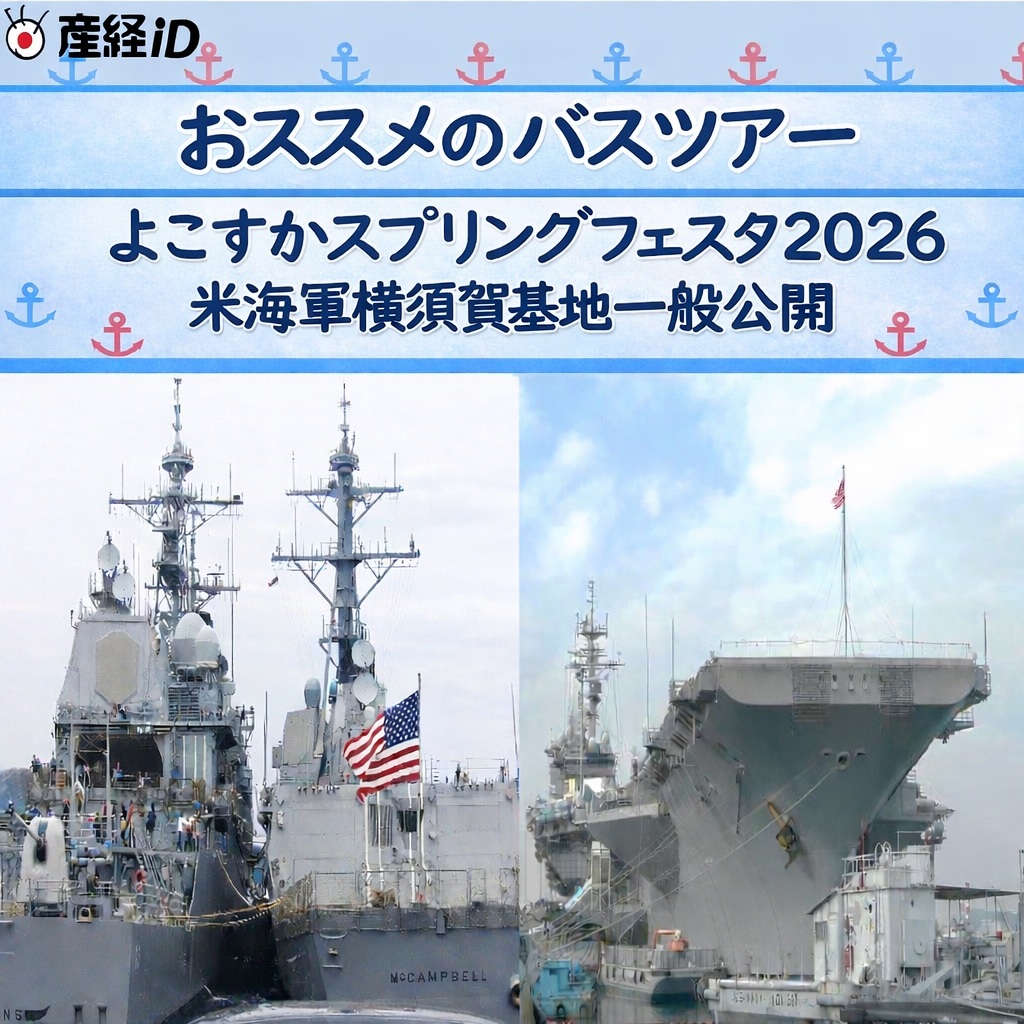 米海軍横須賀基地一般公開 よこすかスプリングフェスタ2026 日帰りツアー
